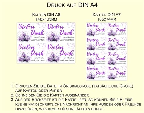 Karte Danke F R Deine Bestellung Zum Herunterladen Etsy