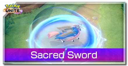 Sacred Sword Zacian Move Effect And Cooldown Pokemon UNITEGame8