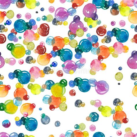 Watercolor Bubbles Collection Stock Illustration - Illustration of ...