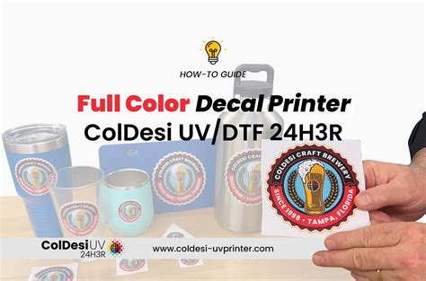 Coldesi Uv Dtf H R A Revolutionary Sticker Printer