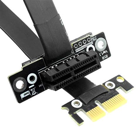 ADT Link Riser PCIe 3 0 X1 To X16 Graphics Card Right Angle Extension