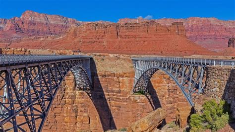 Puentes en el Cañón de Mármol sobre el río Colorado en el Área