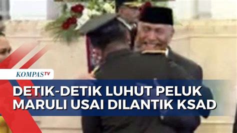 Detik Detik Menko Luhut Menangis Saat Peluk Jenderal Maruli Di