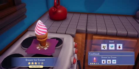 Disney Dreamlight Valley How To Make Dream Ice Cream