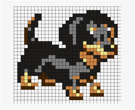 Fuse Bead Pattern Paw Print