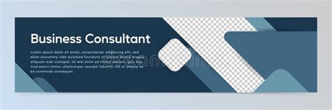 Modern Abstract Linkedin Banner Template Stock Illustration ...