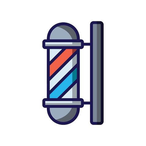 Premium Vector Barber Pole Icon Design Vector Template