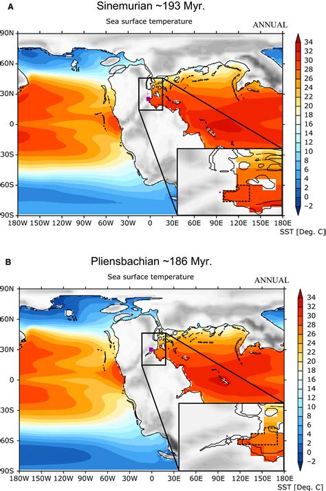 Early Jurassic North Atlantic Sea‐surface Temperatures From Tex86