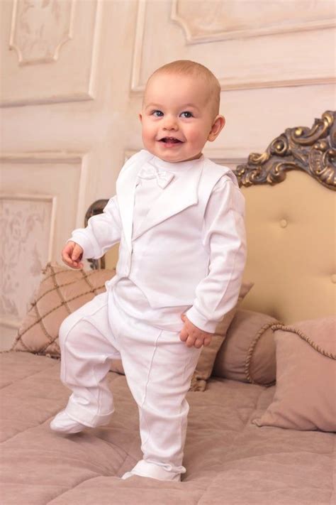 100 Natural Organic Christening Outfits For Boys Modern Etsy Baby