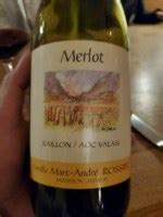 Famille Marc Andre Rossier Merlot Vivino US