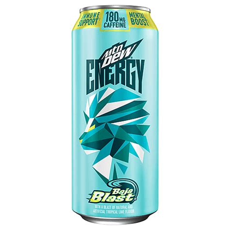 Mountain Dew Energy Baja Blast Soft Drinks Foodtown