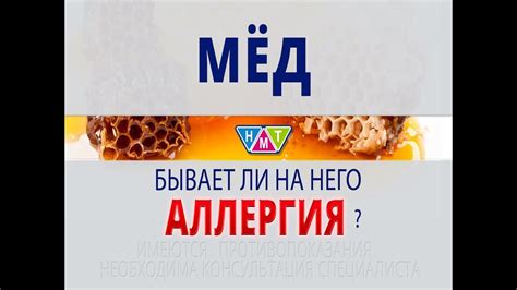 Мед и аллергия. - YouTube