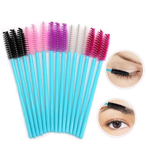 Pcs Pack Disposable Eyelash Brushes Mascara Wand Applicator Wand