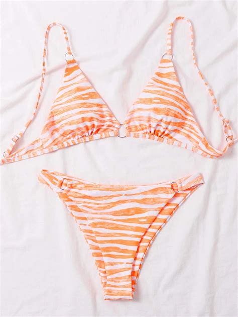 Sofia Richie Shows Off Her Toned Figure In An Orange And White Bikini In St Barts Daily