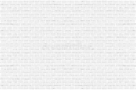 Abstract Weathered White Brick Wall Texture Background Stock Photo