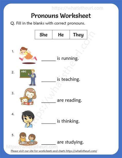 Pronouns Worksheets For Grade 2 Your Home Teacher Pronoun Worksheets 2nd Grade Worksheets