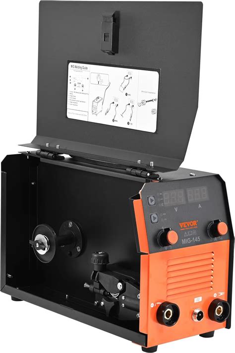 VEVOR Soldador MIG de 145 amperios soldador de núcleo de flujo de 110