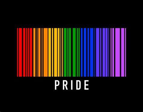 Lgbtq Rainbow Pride Gay Lesbian Barcode Svg Rainbow Pride Barcode Svg