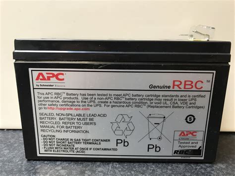 APC Genuine RBC Battery - see description | eBay