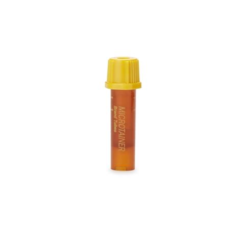 Bd Microtainer Blood Collection Tube Sst Amber