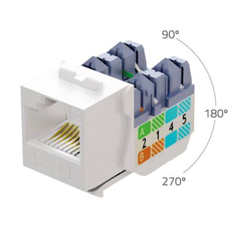 Conector RJ45 Hembra UTP Cat 6A TIA 568