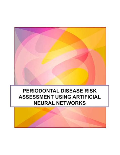 PDF PERIODONTAL DISEASE RISK ASSESSMENT USING ARTIFICIAL