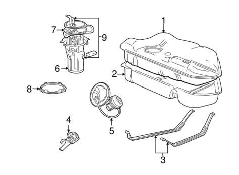 Fuel Storage For Ford Taurus Ford Oem Parts Direct