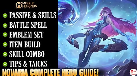 New Hero Novaria Complete Guide Mobile Legends Novaria Best Build