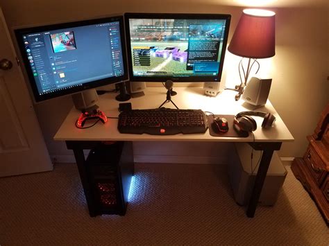 My battlestation, made the desk myself. : r/battlestations