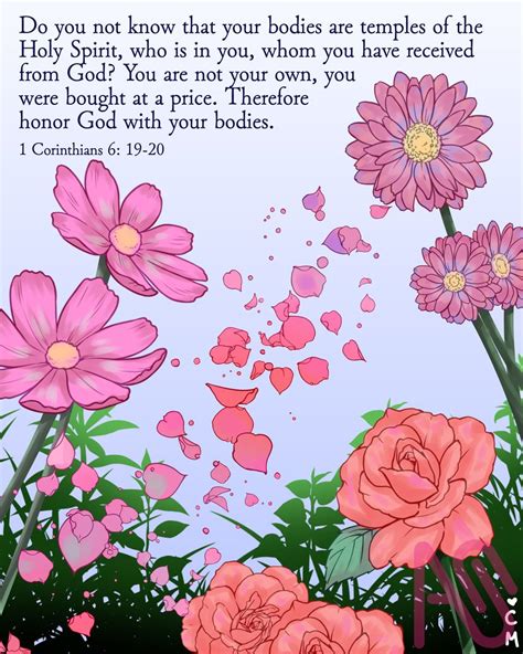 1 Corinthians 6 19 20 Bible Verse 真珠 Illustrations Art Street