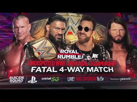 Wwe Royal Rumble Official And Full Match Card Hd Youtube