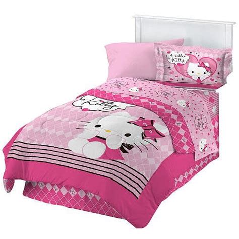 Hello Kitty Sweet And Sassy 3pc Twin Comforter Set