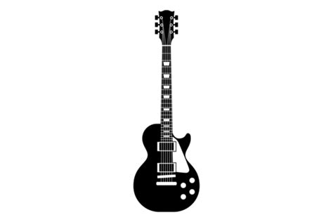 Black Guitar Icon Bass Rock Band Player Graphic By Yummybuum · Creative Fabrica