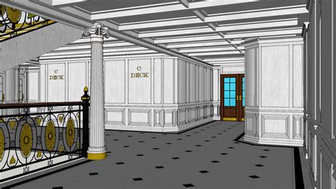 Lusitania Deck By Deck C Deck Section 2 3d Warehouse