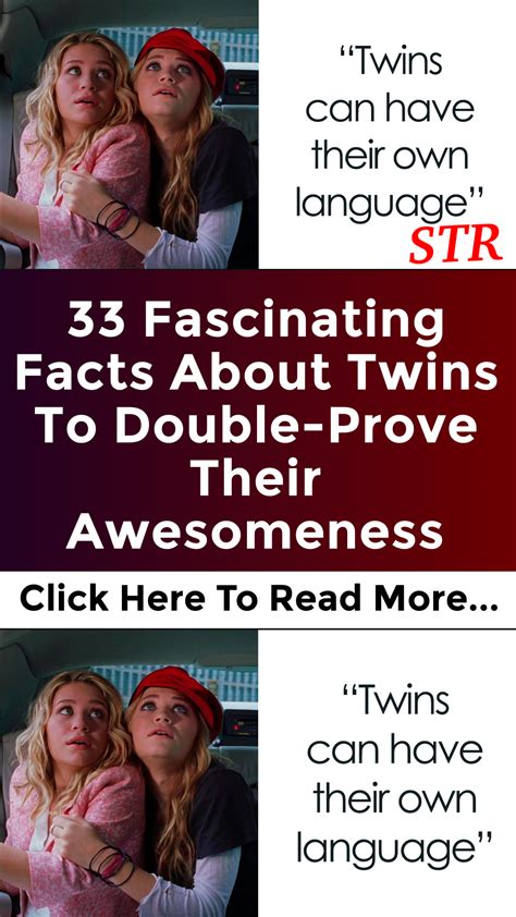 33 Fascinating Facts About Twins To Double Prove Their Awesomeness Artofit