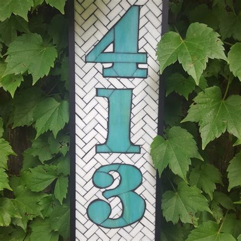 Vintage Small Aluminum Number 4 Salvaged Aluminum Address Etsy