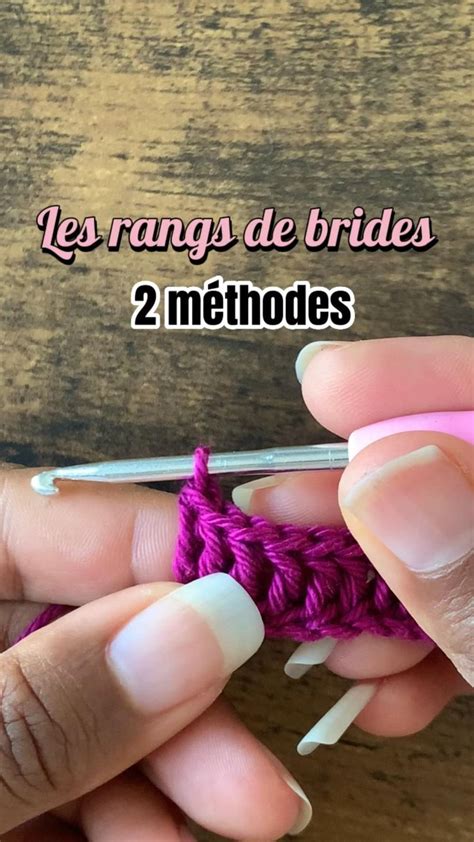 Apprendre le crochet tuto facile faire des rangées de brides