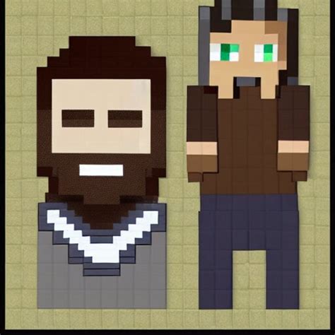 Gigachad Minecraft Art Arthub Ai