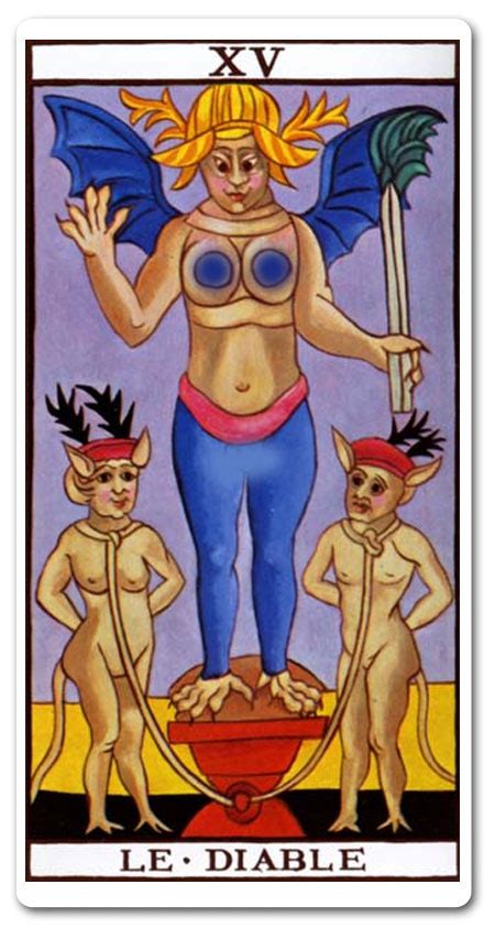 Le Diable Signification Carte Tarot Amour Finances Avenir