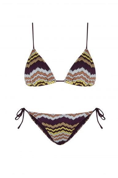 Cabana Triangle Bikini Multicolor Robin Collection Robin Collection