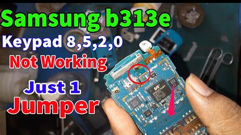 Samsung B E Keypad Way Not Working Just Jumper How To