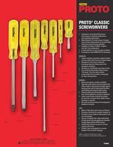 Proto® Classic Screwdrivers - PROTO - PDF Catalogs | Technical ...