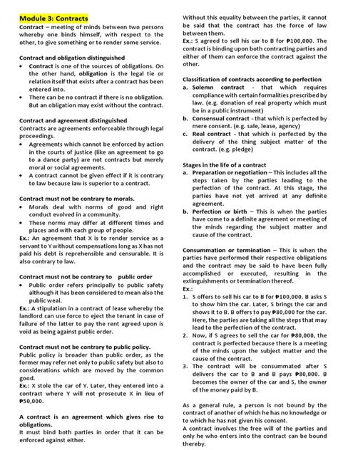 Ce Laws Ethics And Contracts Notes Midterms Pdf Surety Employment