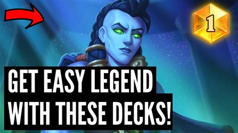 The 5 BEST DECKS To Get LEGEND In Standard And Wild After The Nerfs