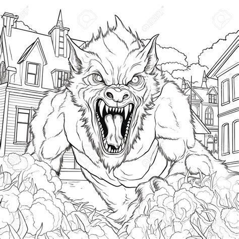 Were Wolf Coloring Page Free Printable Coloring Craze