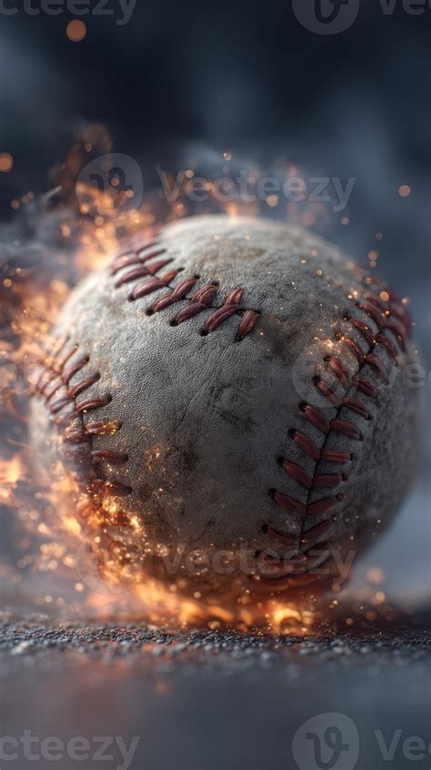 Baseball ignites with explosive energy during dynamic gameplay in a ...
