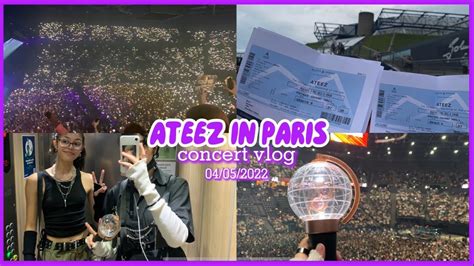 VLOG ATEEZ CONCERT PARIS 2022 ENG SUB YouTube