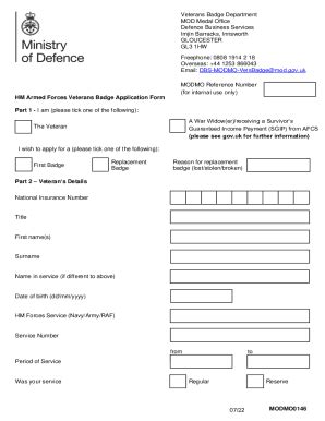 Fillable Online Form Mod Application Medal Fill Out And Sign