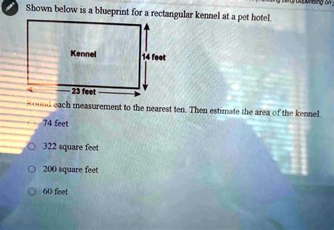 Solved Luo Uepenuit On Shown Below Is A Blueprint For A Rectangular