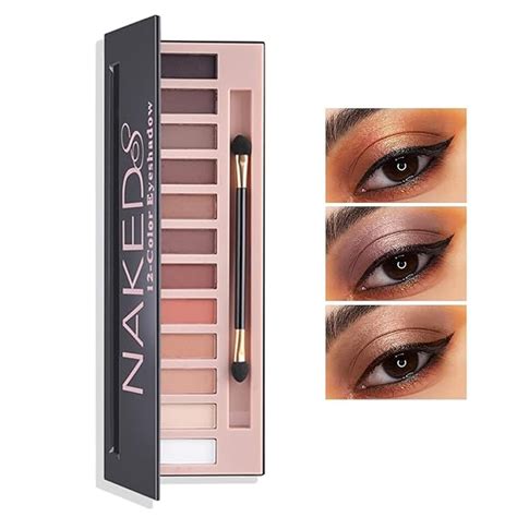 Amazon Lzylls Shades Nude Matte Eyeshadow Palette Shimmer